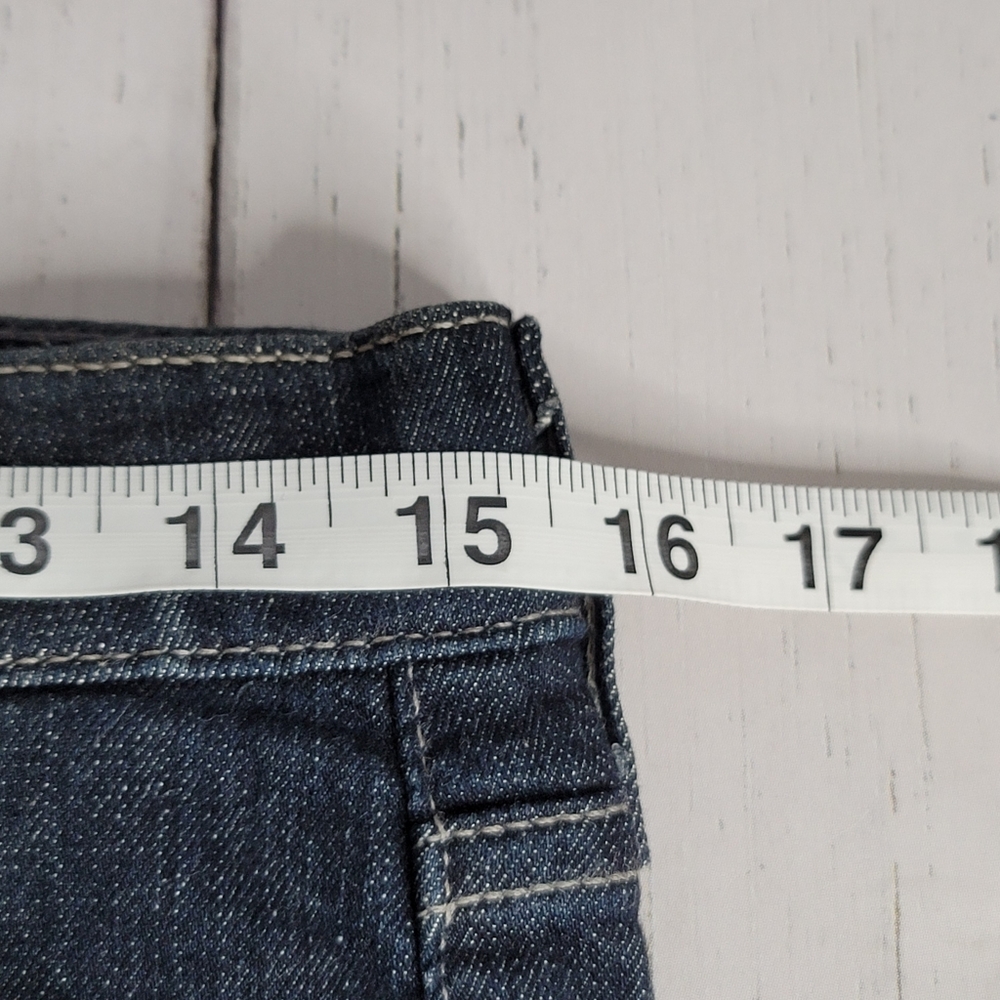 7 For All Man Kind Boot Cut Dark Wash Denim Women's Size 28 - Picture 12 of 13
